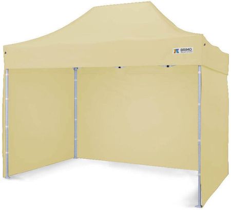 Namiot imprezowy 2x3m - plus 3 ściany - Beżowy