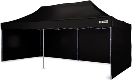 Namiot sprzedażowy 3x6m - plus 3 ściany - Czarny