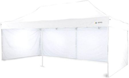 Namiot sprzedażowy 3x6m - plus 3 ściany - Biały