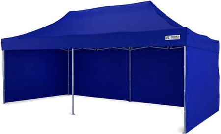 Namiot sprzedażowy 3x6m - plus 3 ściany - Niebieski