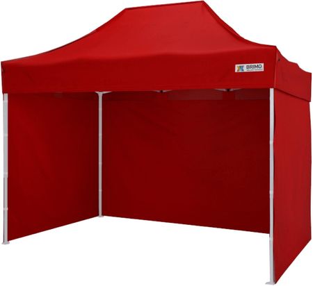 Namiot imprezowy 2x3m - plus 3 ściany - Czerwony