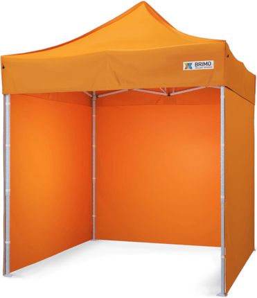 Namiot nożycowy 2x2m - plus 3 ściany - Pomarańczowy