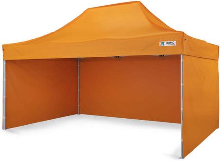 Namiot ogrodowy 3x4,5m - plus 3 ściany - Pomarańczowy