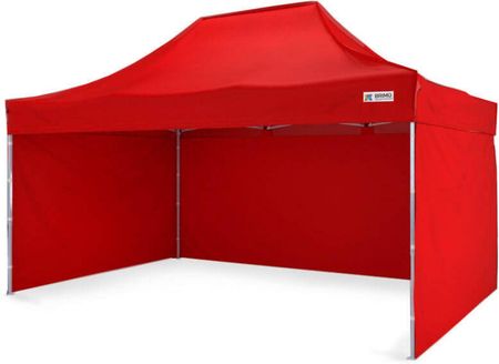 Namiot ogrodowy 3x4,5m - plus 3 ściany - Czerwony