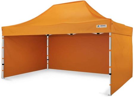 Namiot nożycowy 3x4,5m - plus 3 ściany - Pomarańczowy