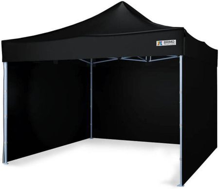 Namiot składany 3x3m - plus 3 ściany - Czarny
