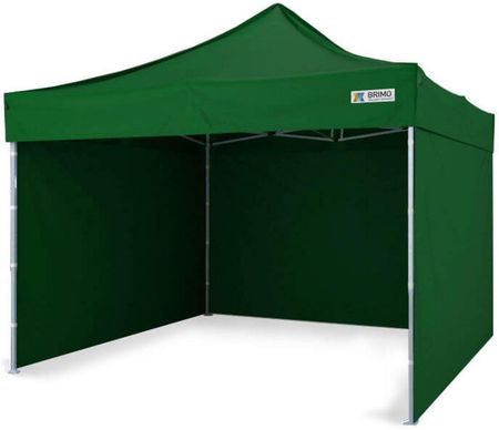 Namiot składany 3x3m - plus 3 ściany - Zielony
