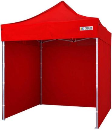 Namiot nożycowy 2x2m - plus 3 ściany - Czerwony