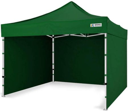 Namiot Handlowy 3x3m - plus 3 ściany - Zielony