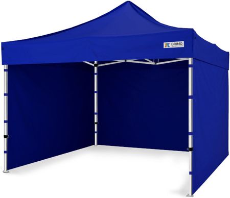 Namiot Handlowy 3x3m - plus 3 ściany - Niebieski