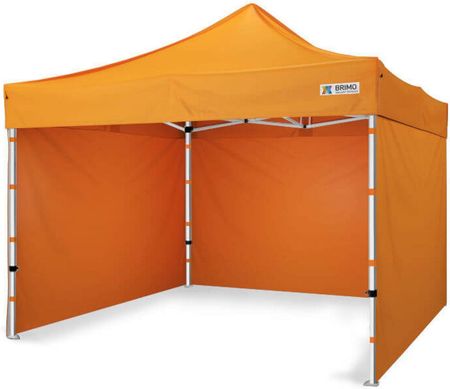 Namiot Handlowy 3x3m - plus 3 ściany - Pomarańczowy