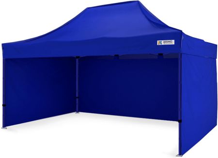 Namiot sprzedażowy 3x4,5m - plus 3 ściany - Niebieski