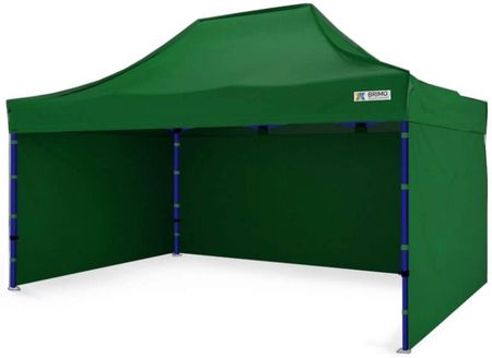 Namiot sprzedażowy 3x4,5m - plus 3 ściany - Zielony