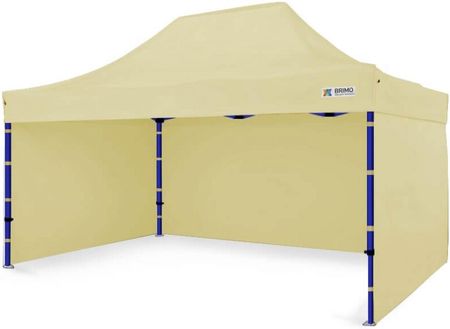 Namiot sprzedażowy 3x4,5m - plus 3 ściany - Beżowy