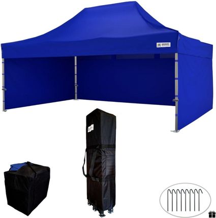 Namiot reklamowy 4x6m - plus 3 ściany - Niebieski