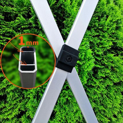 Namiot sprzedażowy 2x2m - plus 3 ściany - Zielony - zdjęcie 4