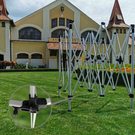 Namiot sprzedażowy 2x2m - plus 3 ściany - Zielony - zdjęcie 6