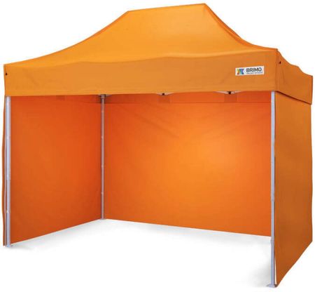 Namiot nożycowy 2x3m - plus 3 ściany - Pomarańczowy