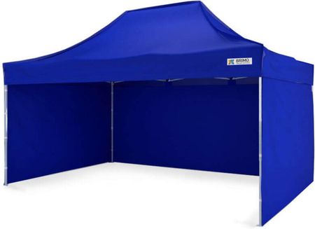 Namiot imprezowy 3x4,5m - plus 3 ściany - Niebieski