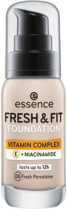 Essence Fresh & Fit Foundation Podkład 05 Fresh Porcelaine 30 ml
