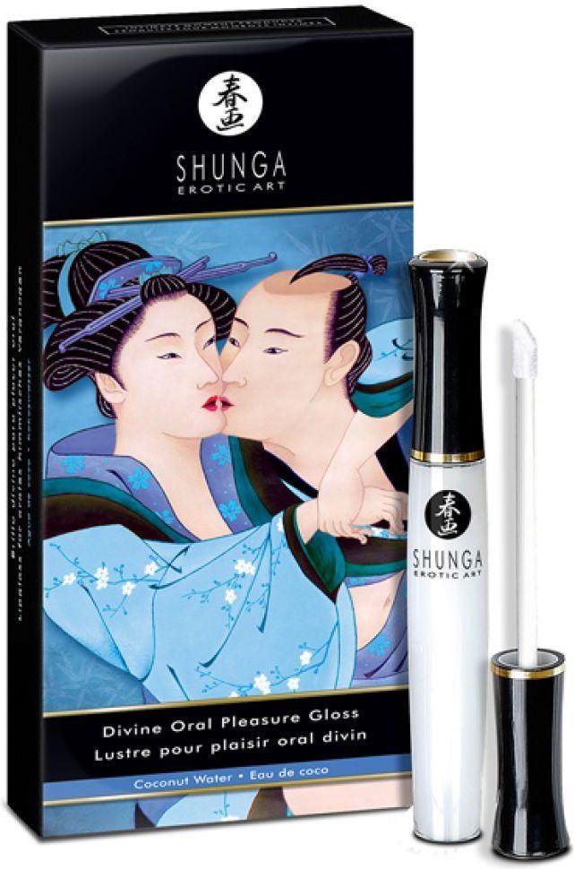 Shunga Divine Oral Pleasure Gloss Coconut Water Błyszczyk Do Seksu