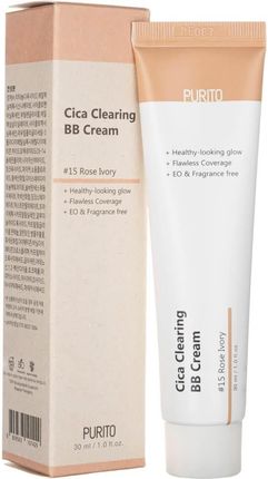 Purito Cica Clearing BB Cream Krem Koloryzujący 15 Rose Ivory 30ml