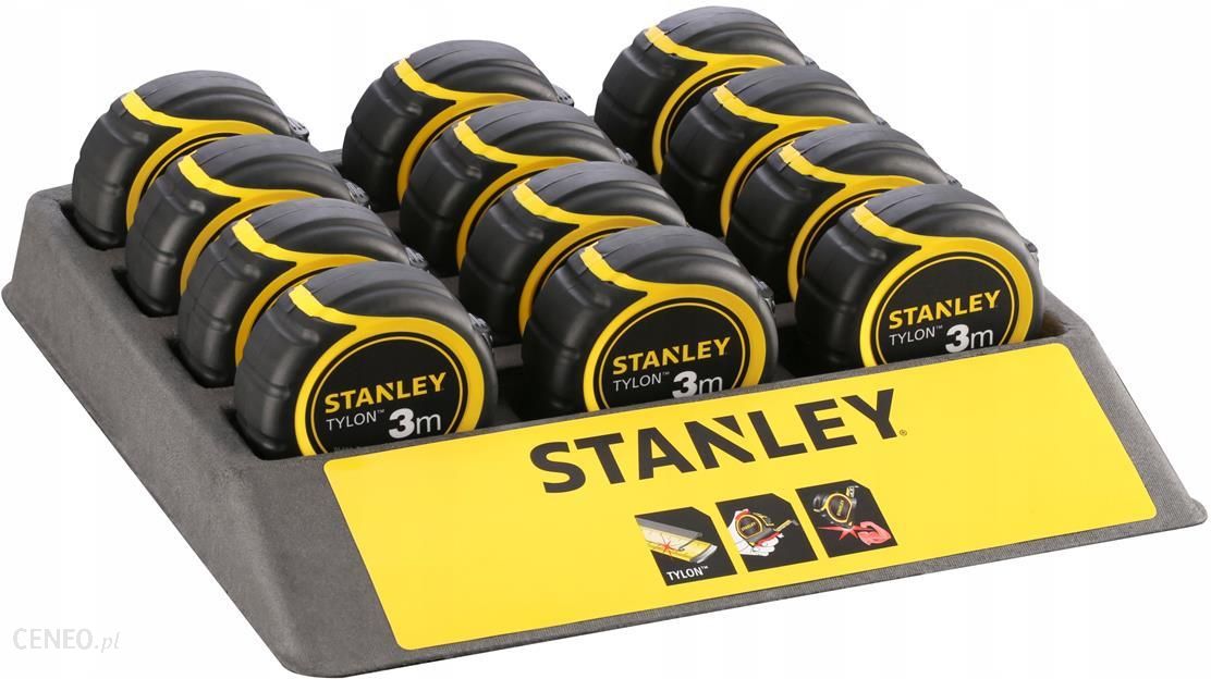 Stanley Miara tylon, metryczna i metryczno-calowa 3m x 12,7mm 1-30-687