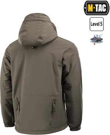M-Tac Kurtka Softshell Z Podpinką Polarową Oliwkowa Mtc-Sjwl-Od - zdjęcie 4
