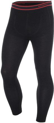 Brubeck - Bielizna I Odzież Termoaktywna Spodnie Termoaktywne Active Wool Merino Czarne Le11710