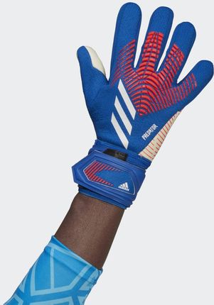 adidas Predator League Gloves H53732 Hi Res Blue Turbo White