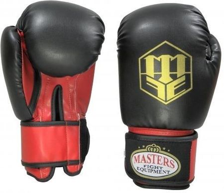 Masters Fight Equipment Rękawice Bokserskie Rpu 2A Czarno Czerwone
