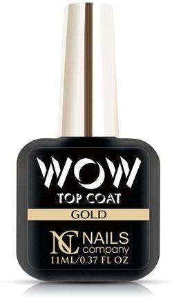 Nails Company Wow Top Coat  Gold 11ml