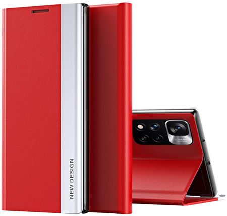 Erbord Etui Side Magnetic do Xiaomi Redmi Note 11 5G /Poco M4 Pro 5G Czerwony