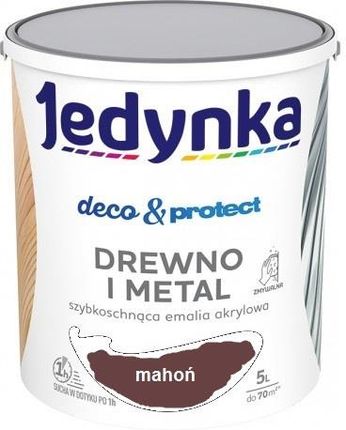 Tikkurila Jedynka Deco&Protect Drewno I Metal Mat Mahoń 0,2L