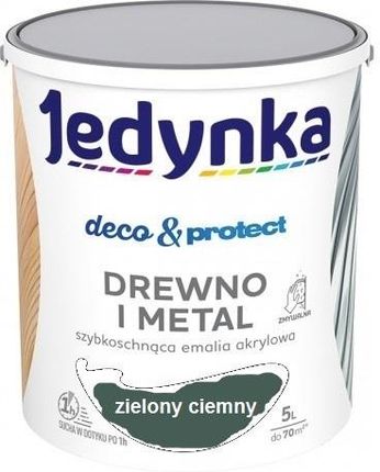Tikkurila Jedynka Deco&Protect Drewno I Metal Mat Zielony Ciemny 0,2L