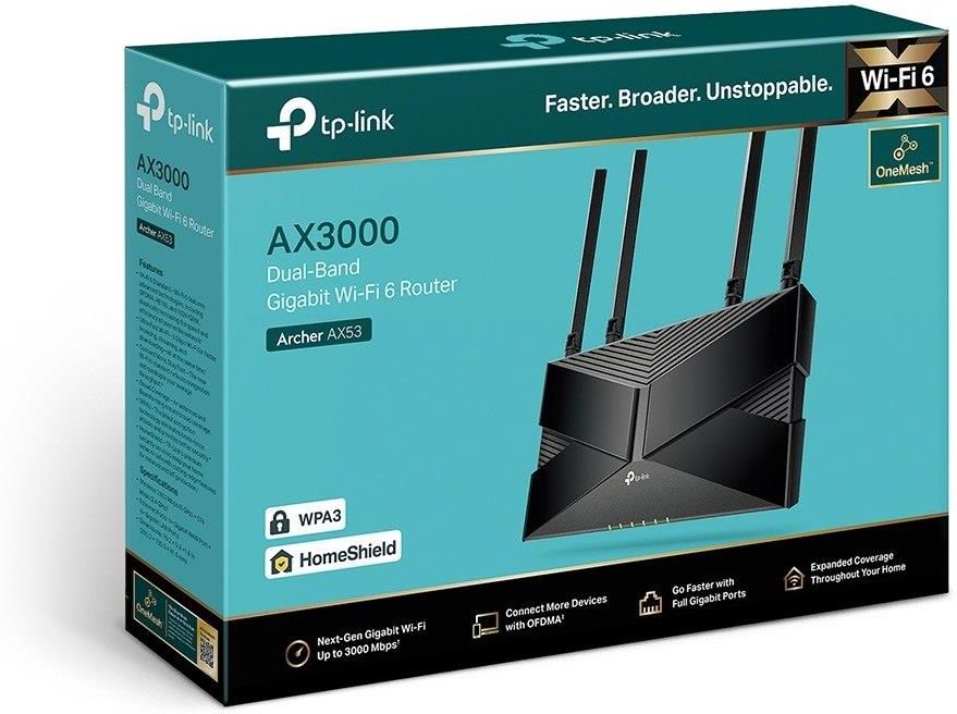 TP-Link Archer Ax53 Ax3000 4Lan 1Wan (Archerax53)