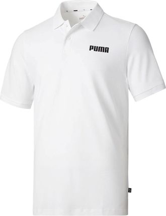 Koszulka polo męska Puma Core biała 84722602