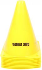 Zdjęcie Pachołki stożkowe 17cm Gorilla Sports (żółte) - Wyśmierzyce