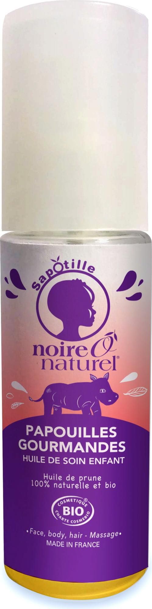 Huile Soin Bio Papouilles Gourmandes - NoireÔnaturel