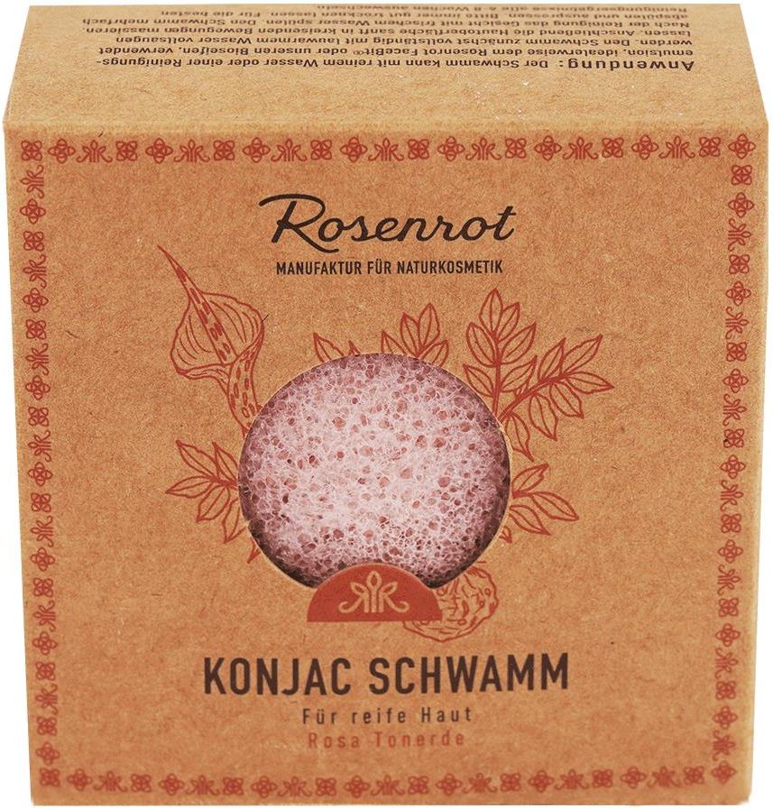 Akcesoria do kąpieli Rosenrot Pink Clay Konjac Sponge Opinie i ceny