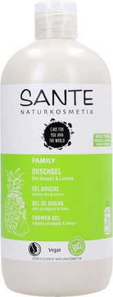 Sante Family Żel Pod Prysznic Z Organicznym Ananasem I Cytryną 500ml