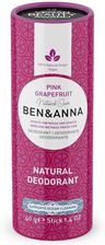 Zdjęcie Ben & Anna Papertube Natural Deodorant Stick Pink Grapefruit 40g - Poręba