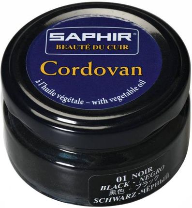 Saphir BDC Cordovan Creme Krem do skór 50 ml czarny (3324010052017)
