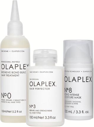 OLAPLEX N°. 0 - 3 - 8  Zestaw Intensywna Pielęgnacja Włosów