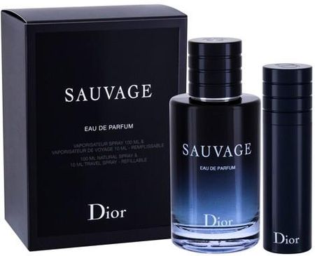 Christian Dior Sauvage Miniatura Wody 10 ml + Woda Perfumowana 100 ml