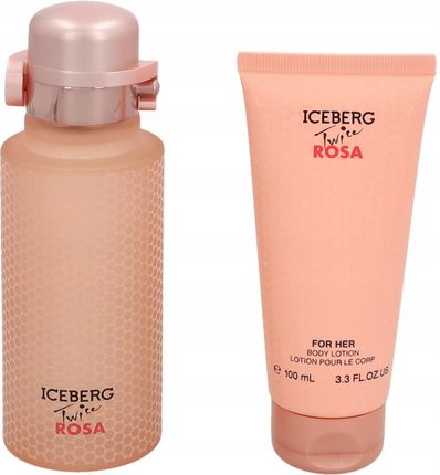 Iceberg Twice Rosa Zestaw Woda Toaletowa 125 Ml Mleczko Do Ciała