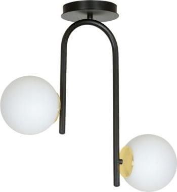 Emibig Lampa sufitowa Lampa podsufitowa LED Ready biała do salonu Ragnar 1033/2 (10332)