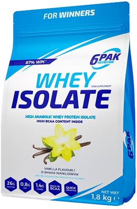Odżywka Białkowa 6Pak Nutrition Whey Isolate 1800g 