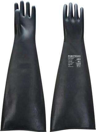 Ciężkie rękawice lateksowa 600 mm A803 Portwest