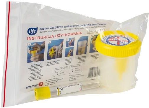 Drobne akcesoria medyczne Life Vacutest Pojemnik Na Mocz - Ceny i